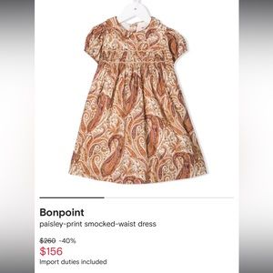 Bonpoint baby girl dress